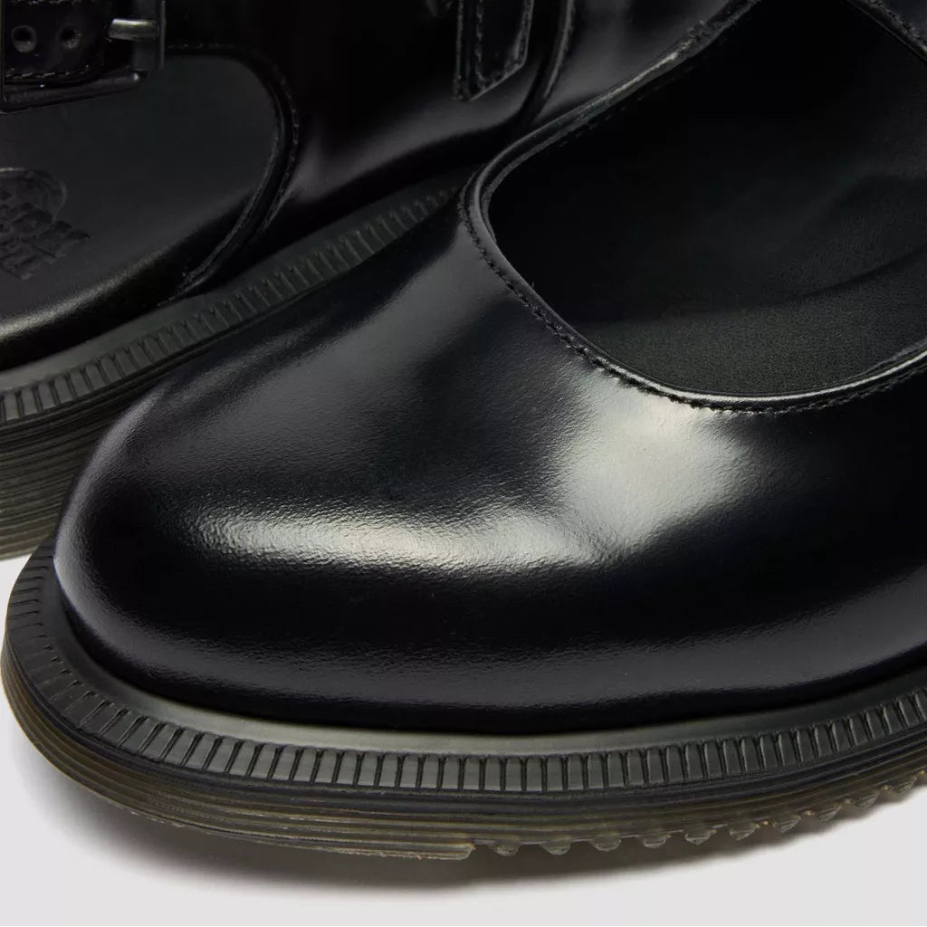 Madaline - Mary Jane Smooth Leather Sling Back Shoes