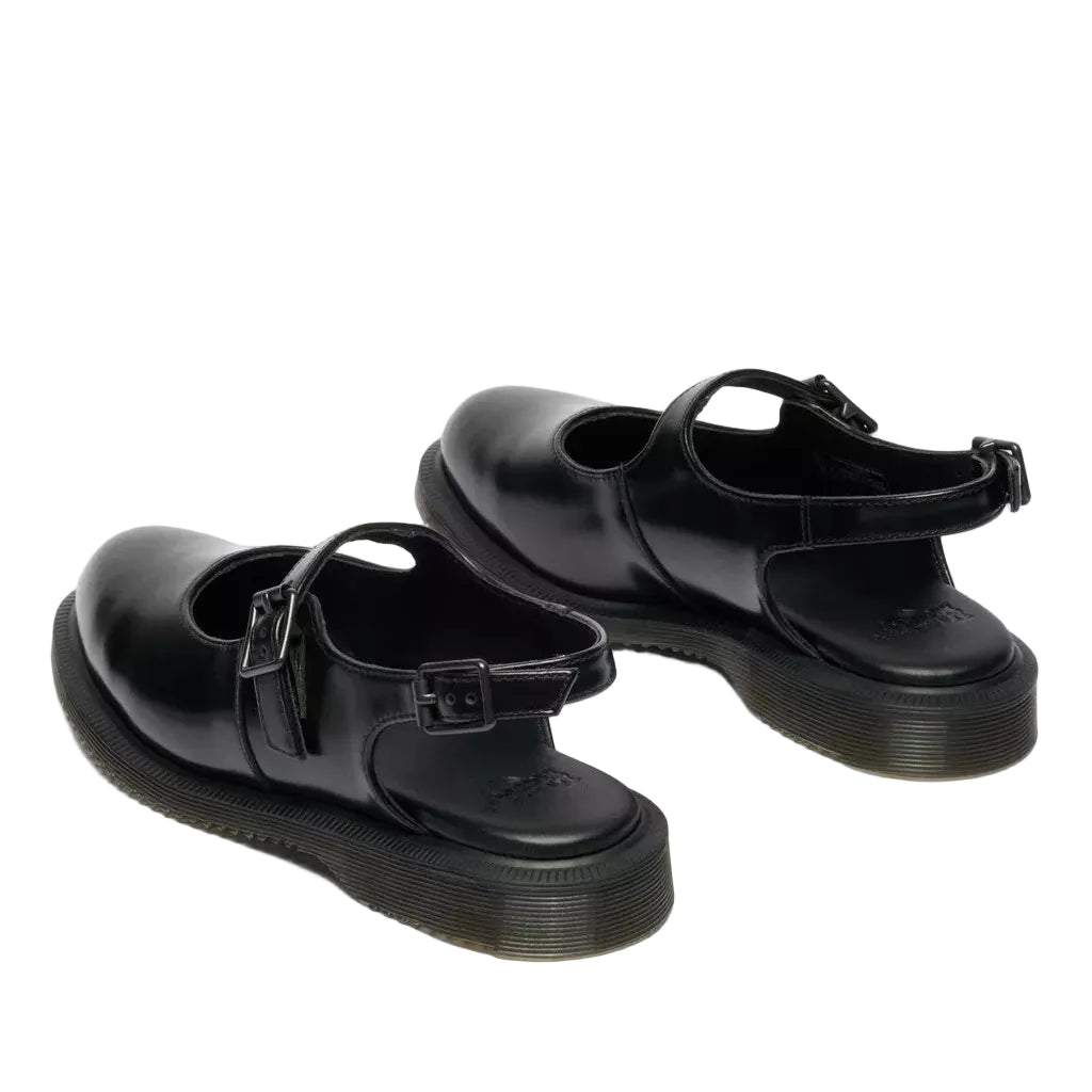 Madaline - Mary Jane Smooth Leather Sling Back Shoes