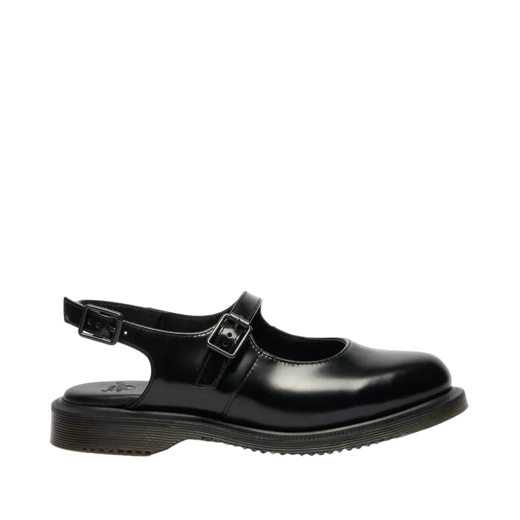 Madaline - Mary Jane Smooth Leather Sling Back Shoes