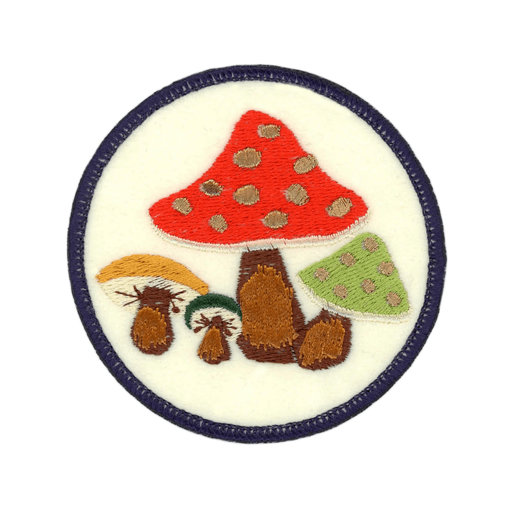 Mushrooms Handmade Patch