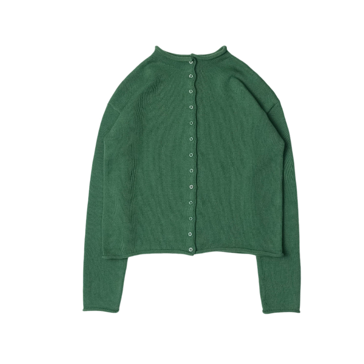 The Marlo Cardigan | Raw Hem Button-Down Cardigan