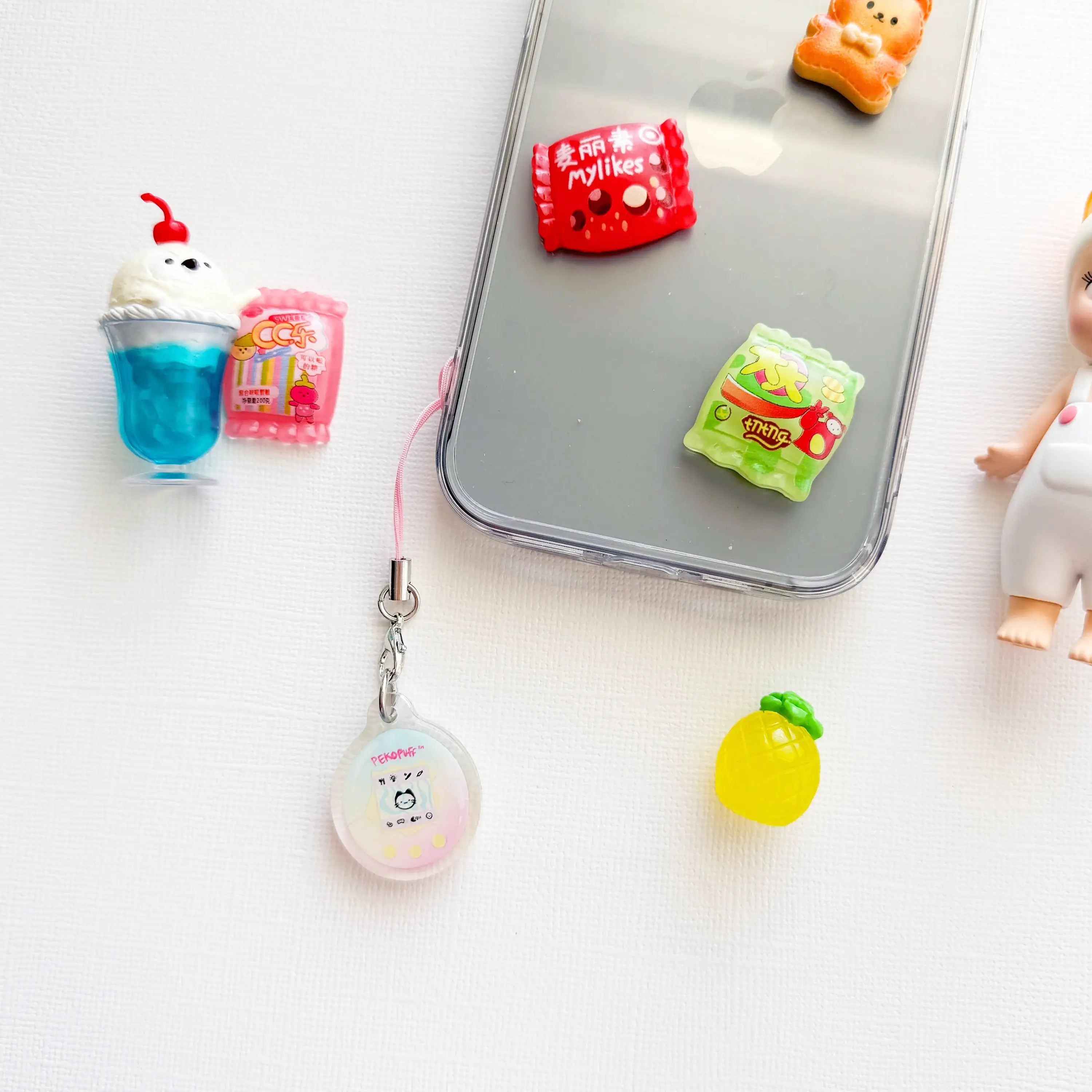 Tamagotchi Nostalgic Video Game Acrylic Phone Charm Keychain