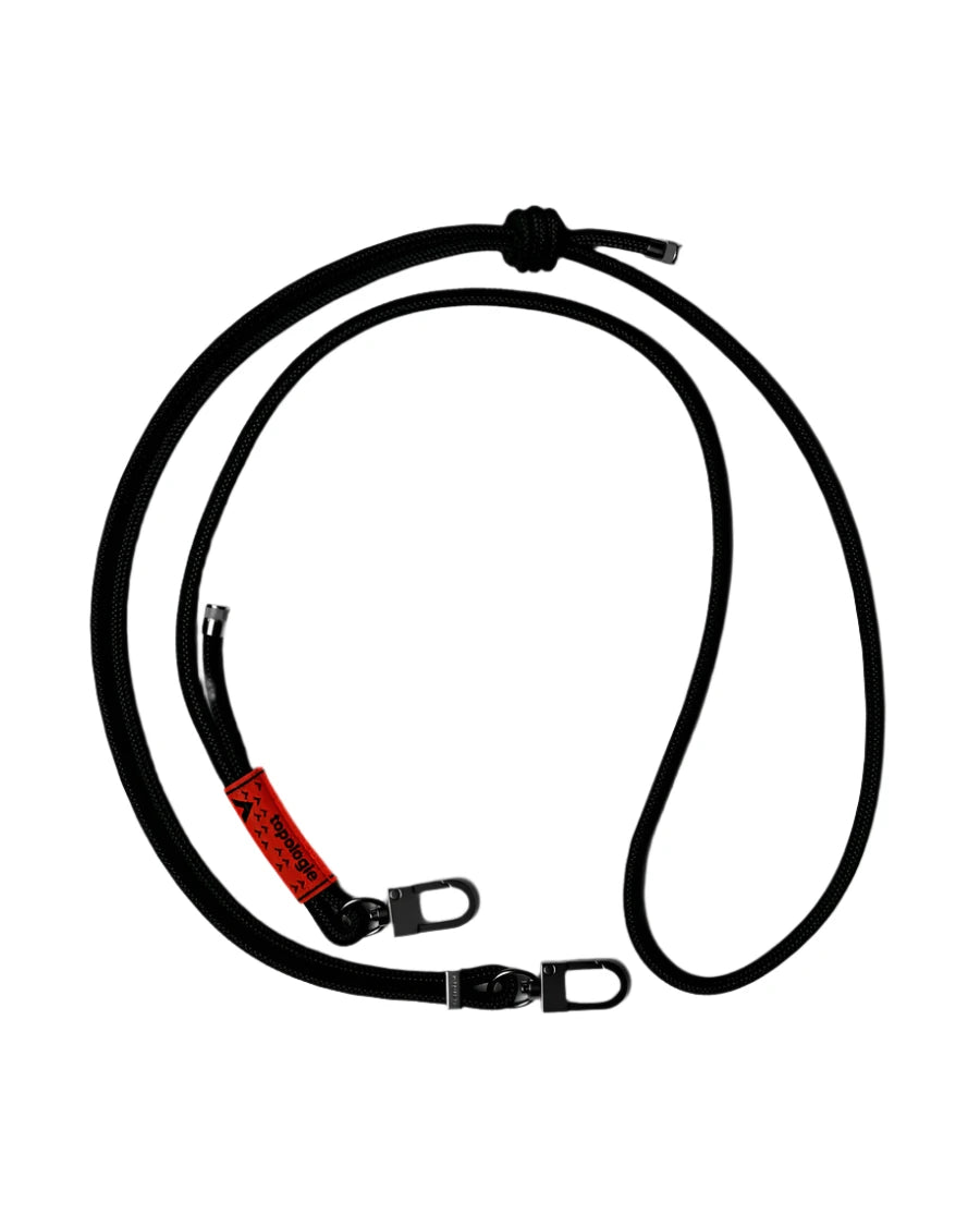 WARE STRAP 6.0MM ROPE STRAP - BLACK SOLID