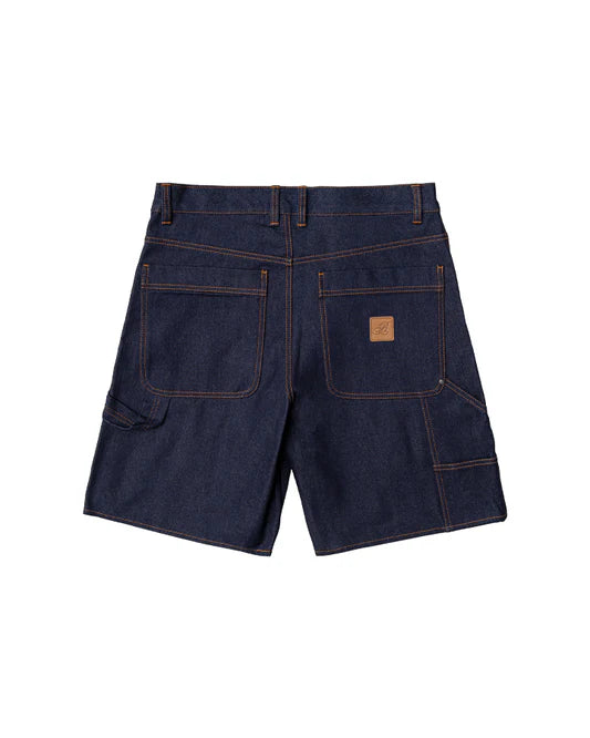 Raw Denim Double Knee Shorts
