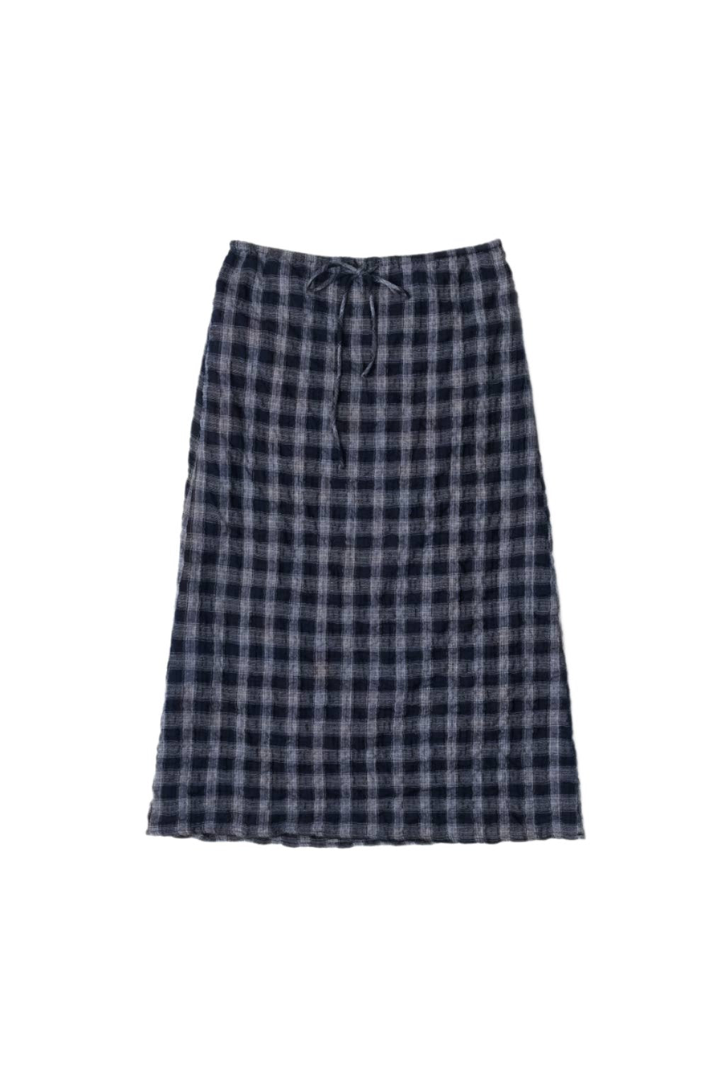 The Blake Skirt | Plaid Drawstring Midi Skirt