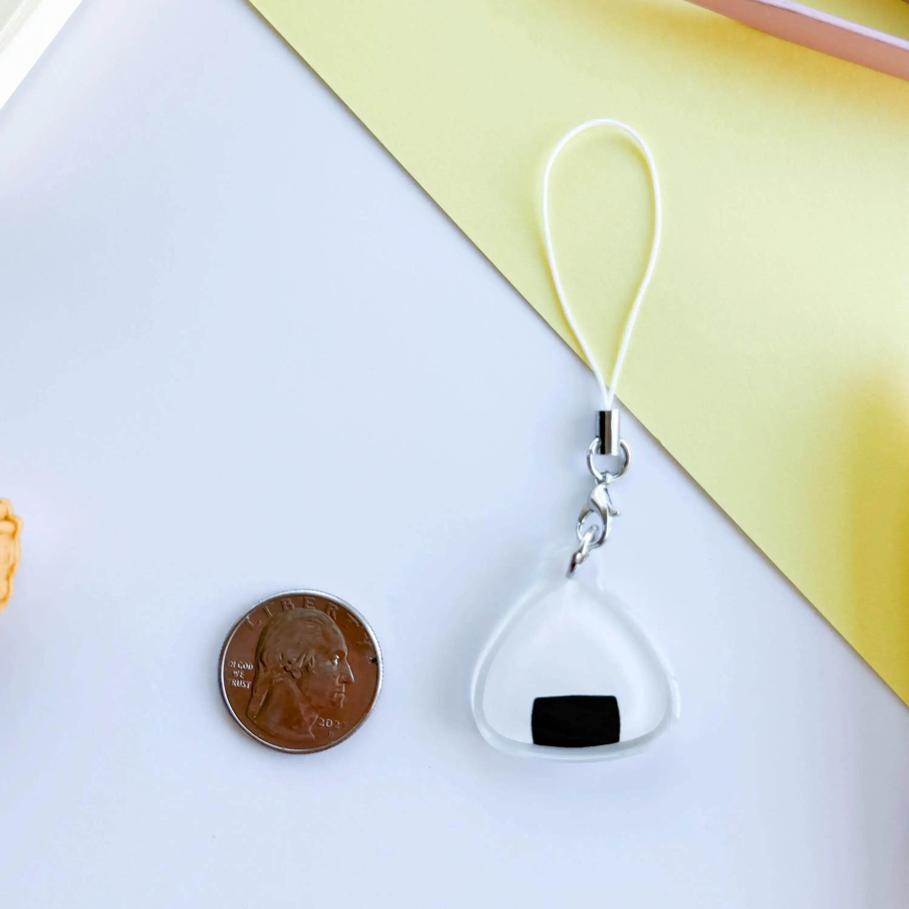 Onigiri Acrylic Phone/Bag Charm Keychain with Double Sided E