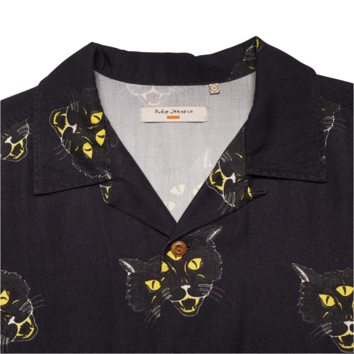 Arvid The Cat Hawaii Shirt Antracite