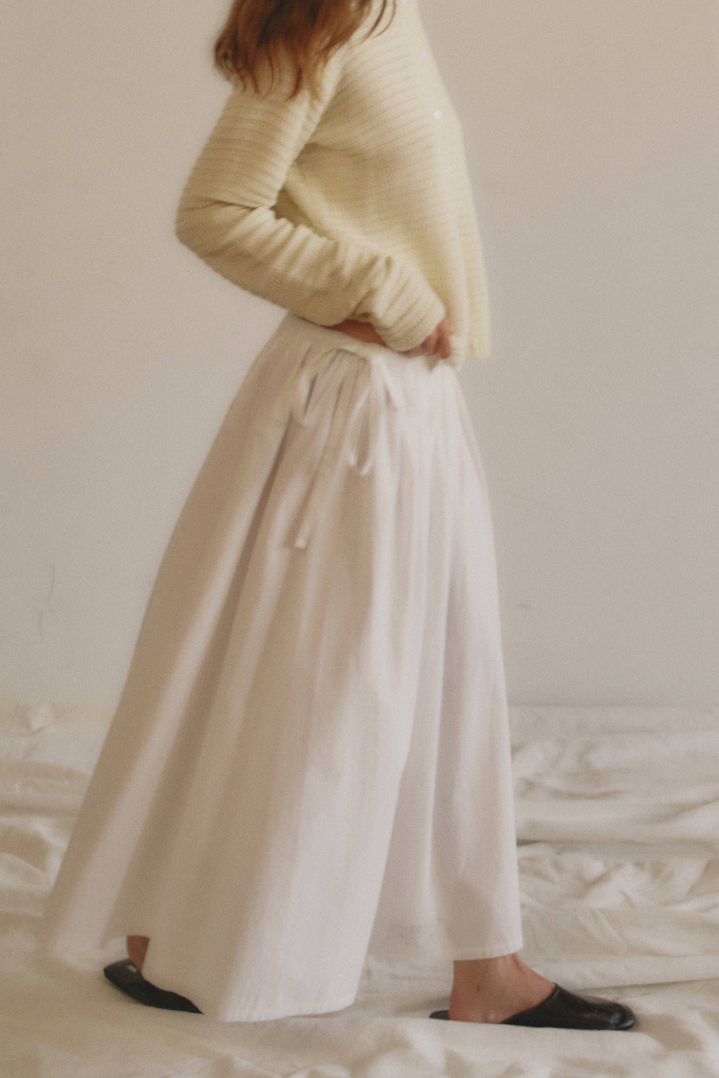The Kiana Skirt | Midi Skirt with Side Waist Ties