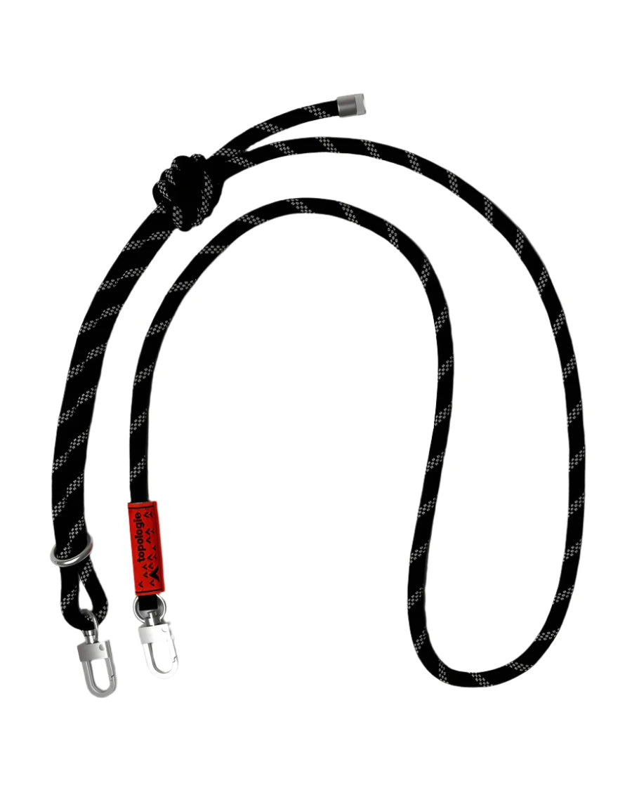 Wares Straps 8.0mm Rope Strap - Black Reflective