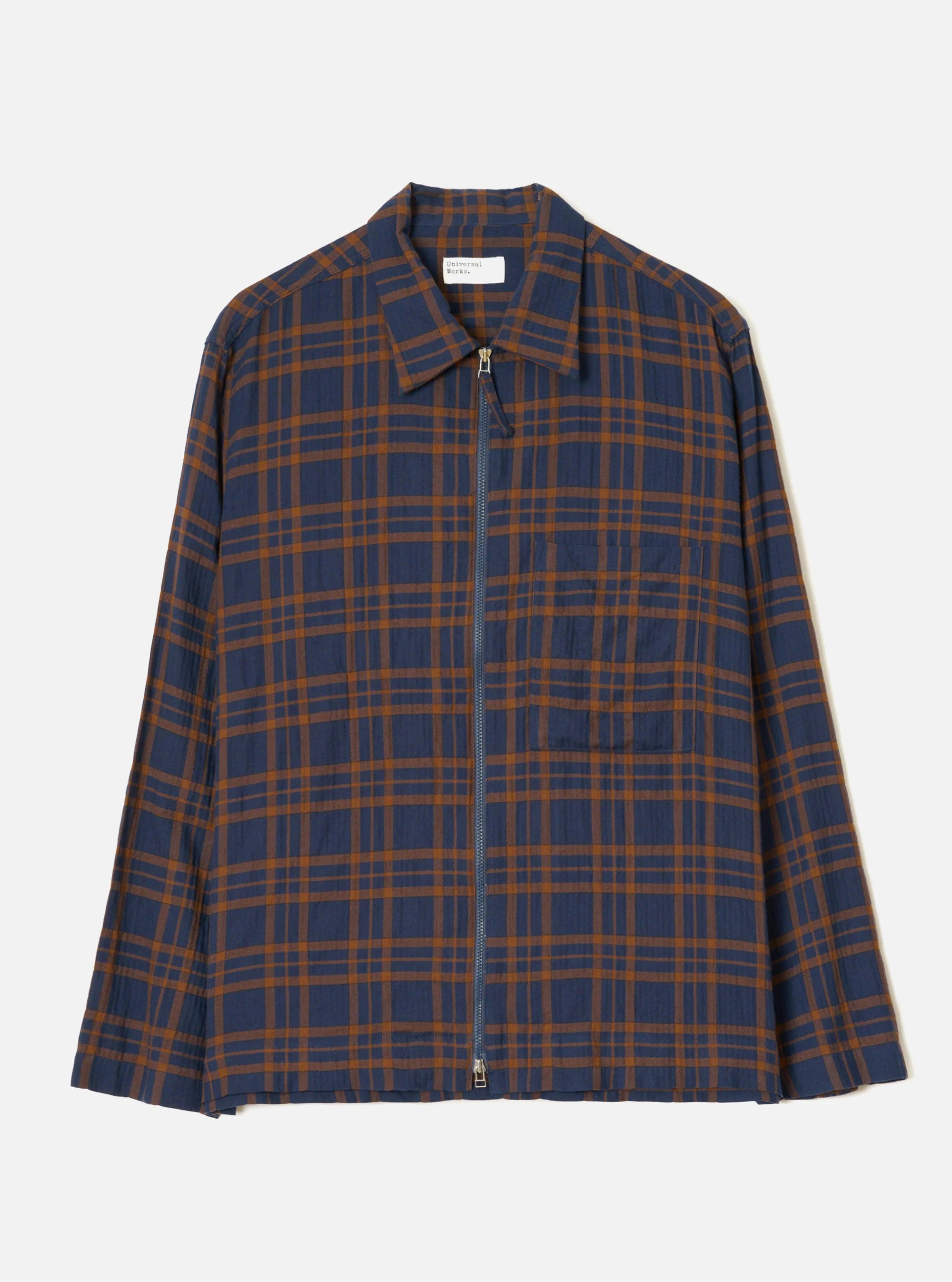 Young Check Zip Shirt