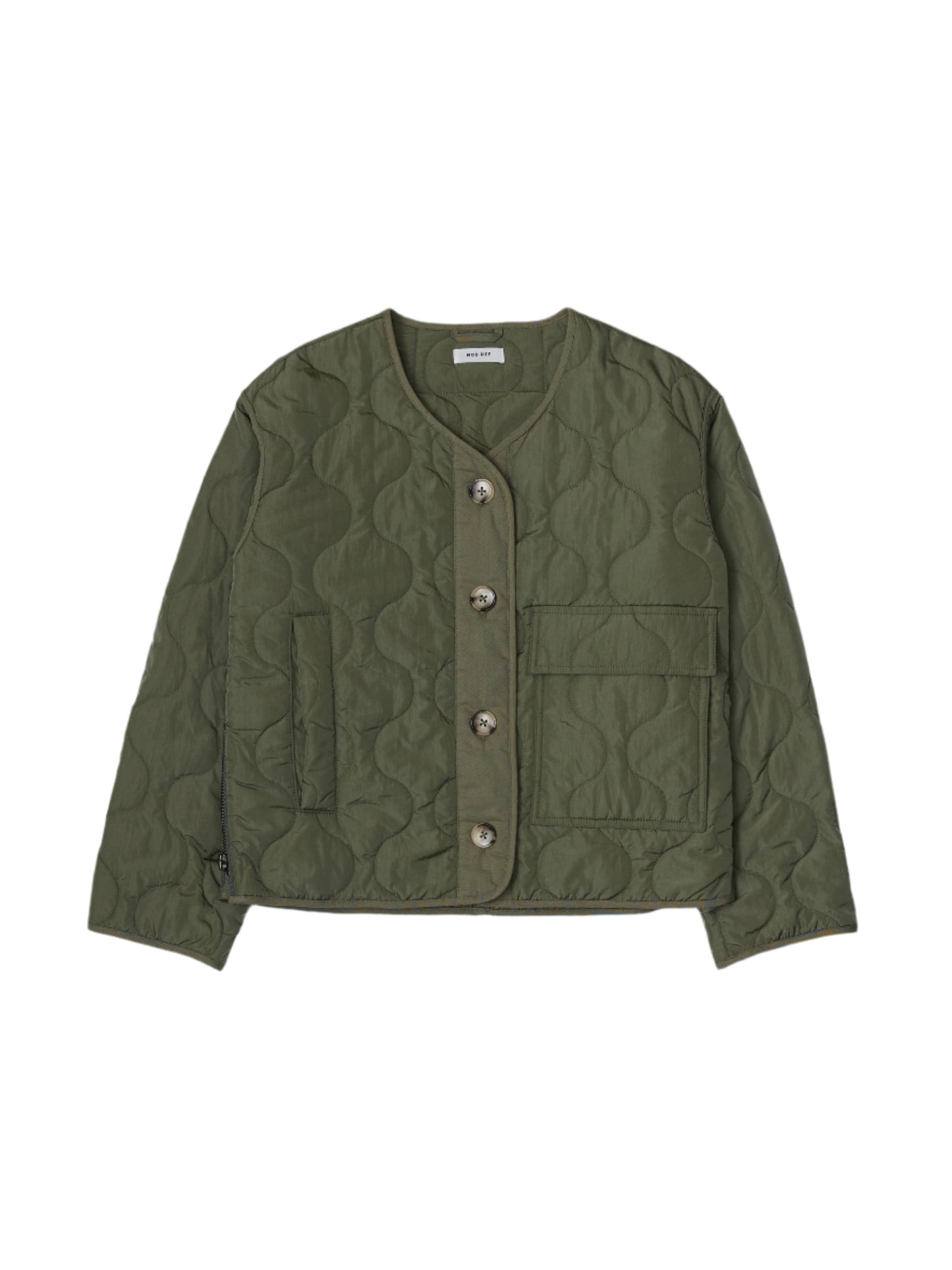 The Jade Jacket | Quilted Jacket with Pocket Detail