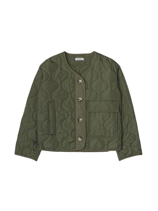 The Jade Jacket | Quilted Jacket with Pocket Detail