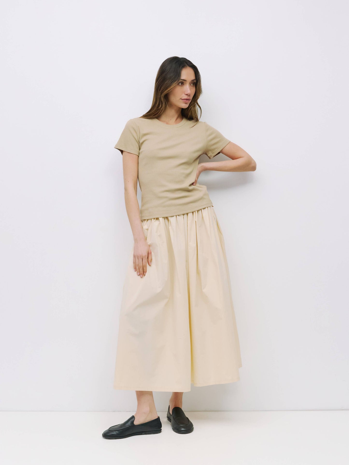 The Kiana Skirt | Midi Skirt with Side Waist Ties