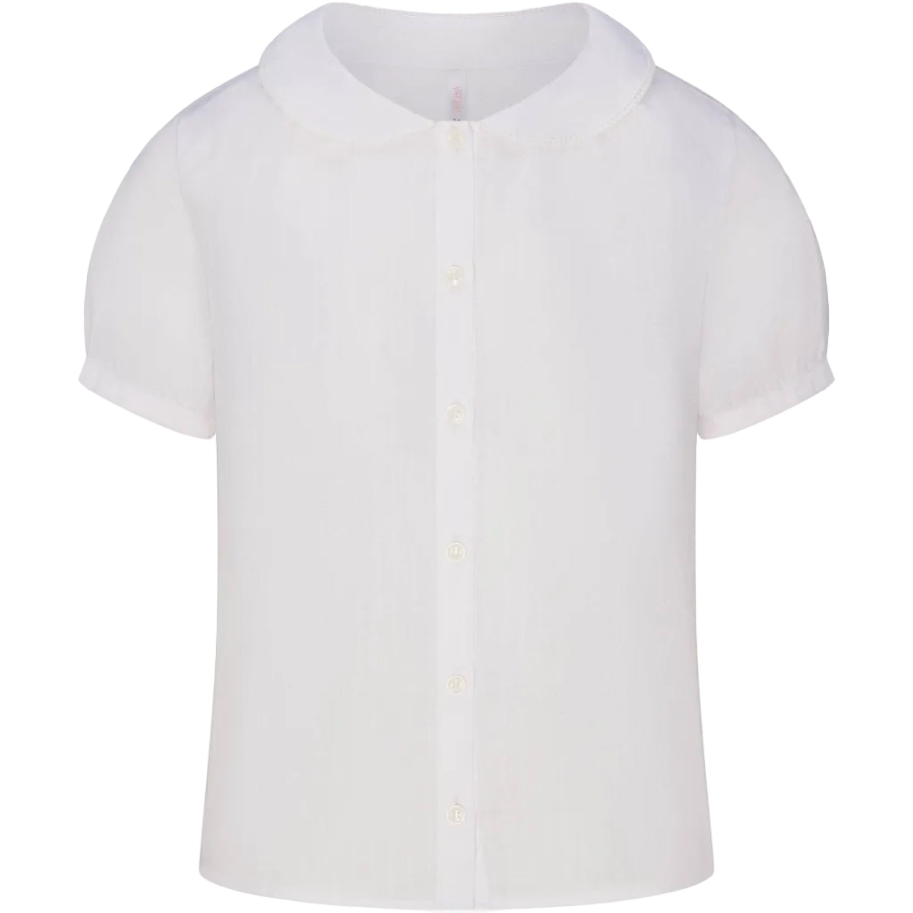 PUFF SLEEVE BUTTON DOWN IN CLOUD DOBBY
