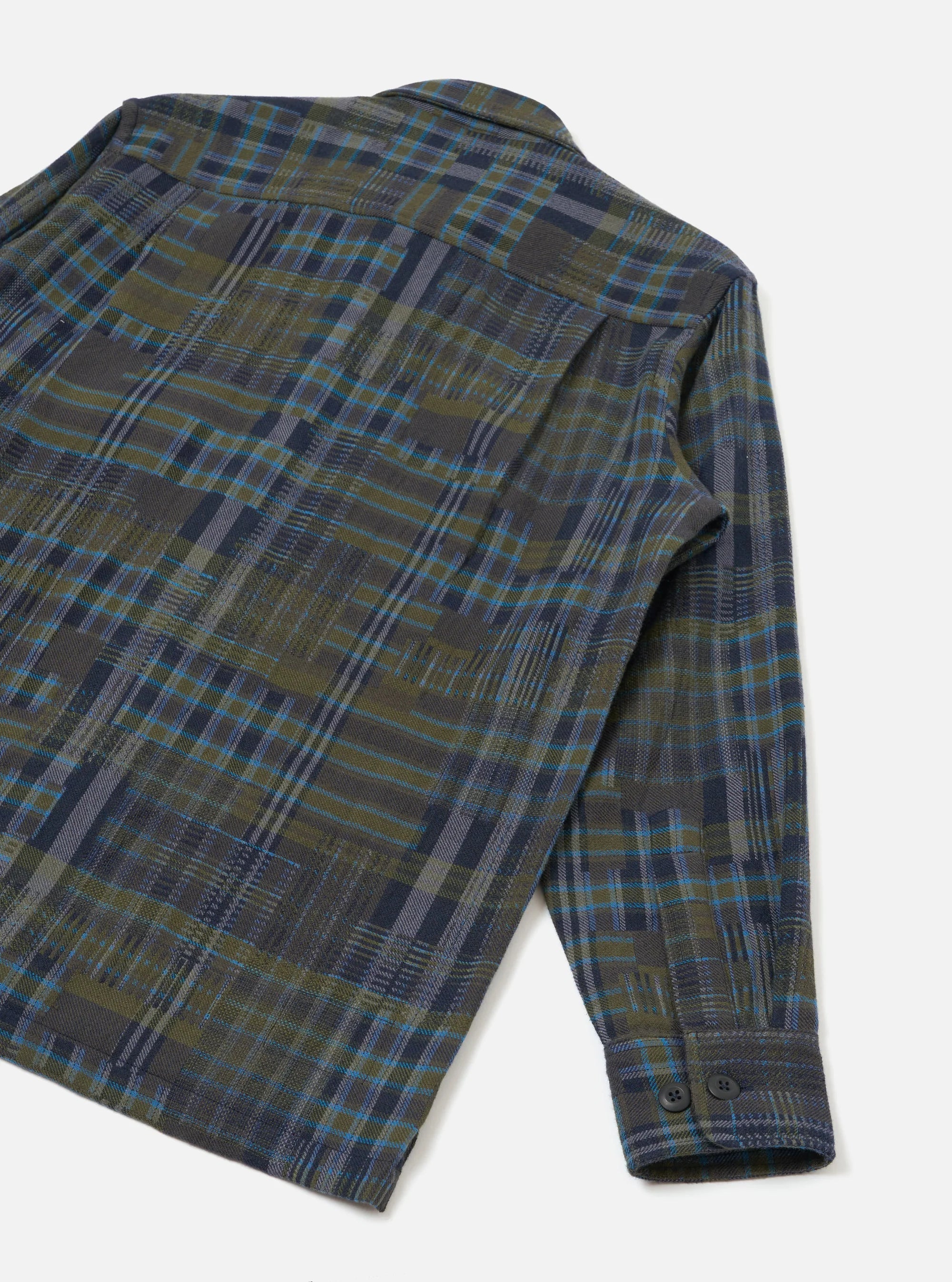 Olive Shadows Check Fatigue Shirt