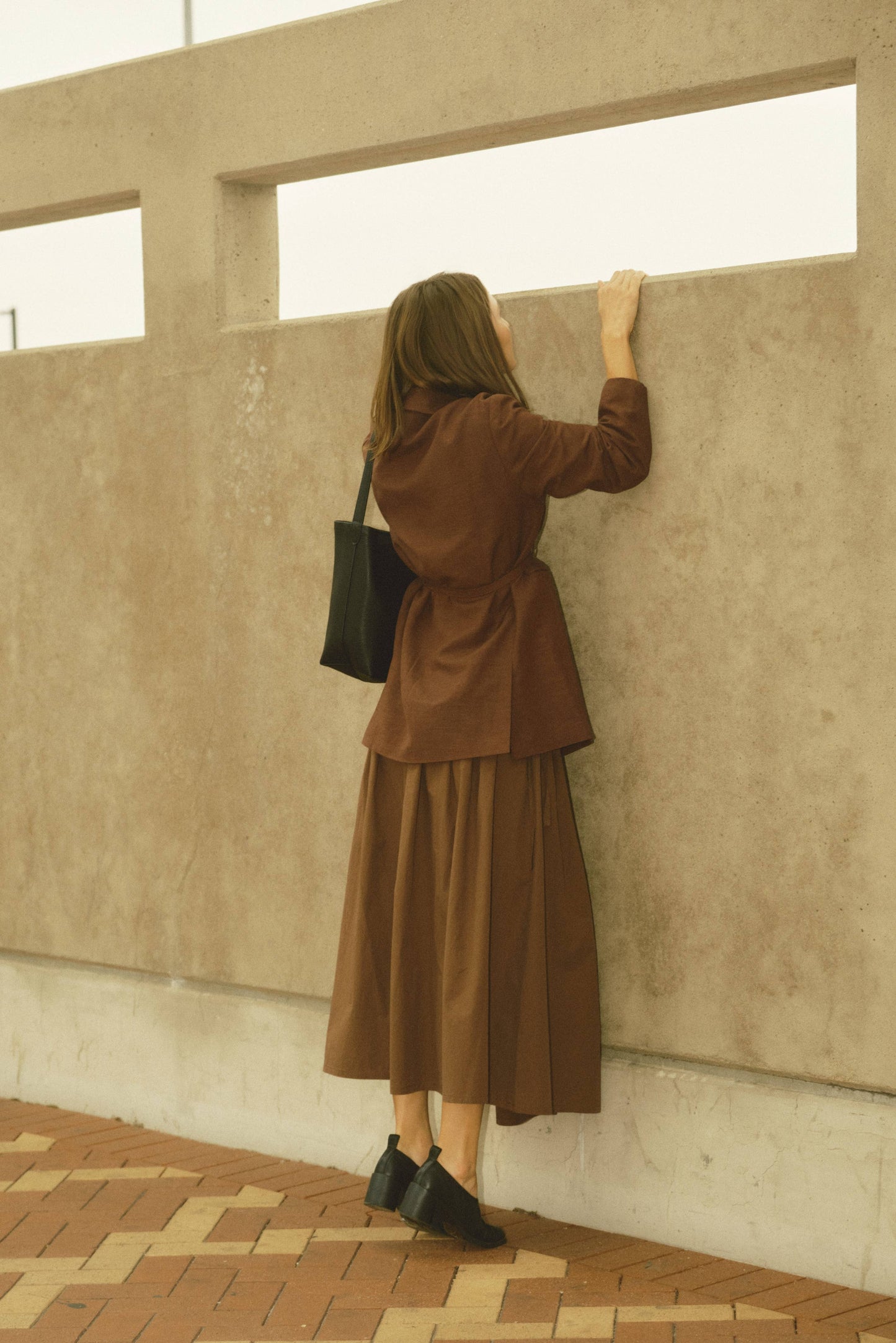 The Kiana Skirt | Midi Skirt with Side Waist Ties