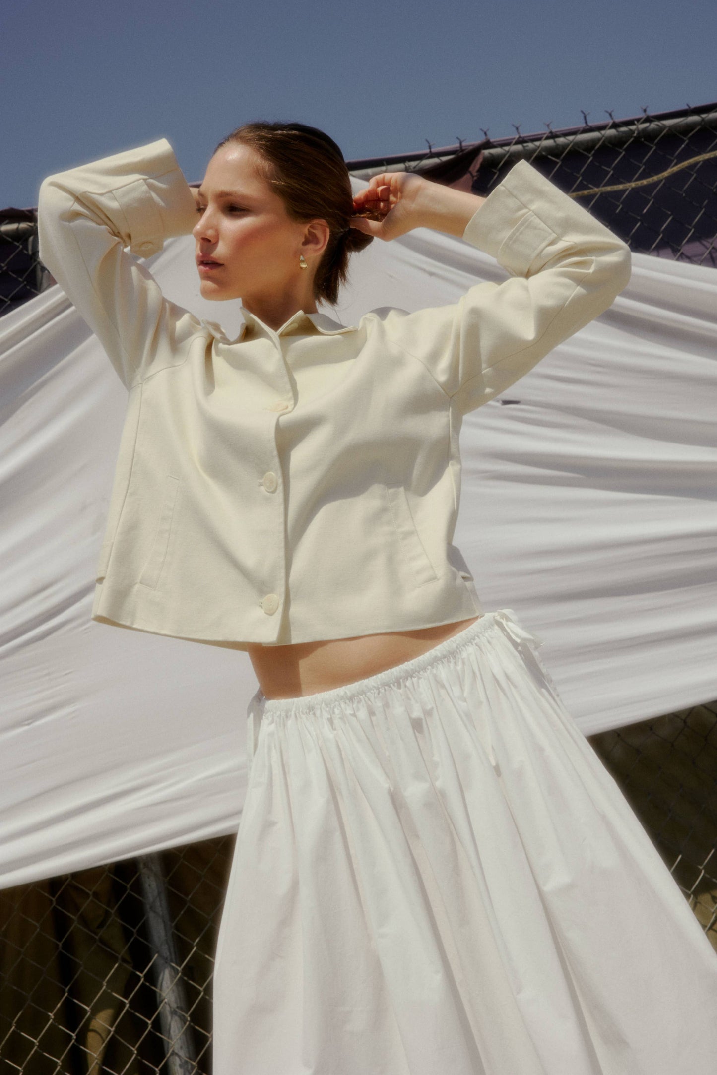 The Kiana Skirt | Midi Skirt with Side Waist Ties