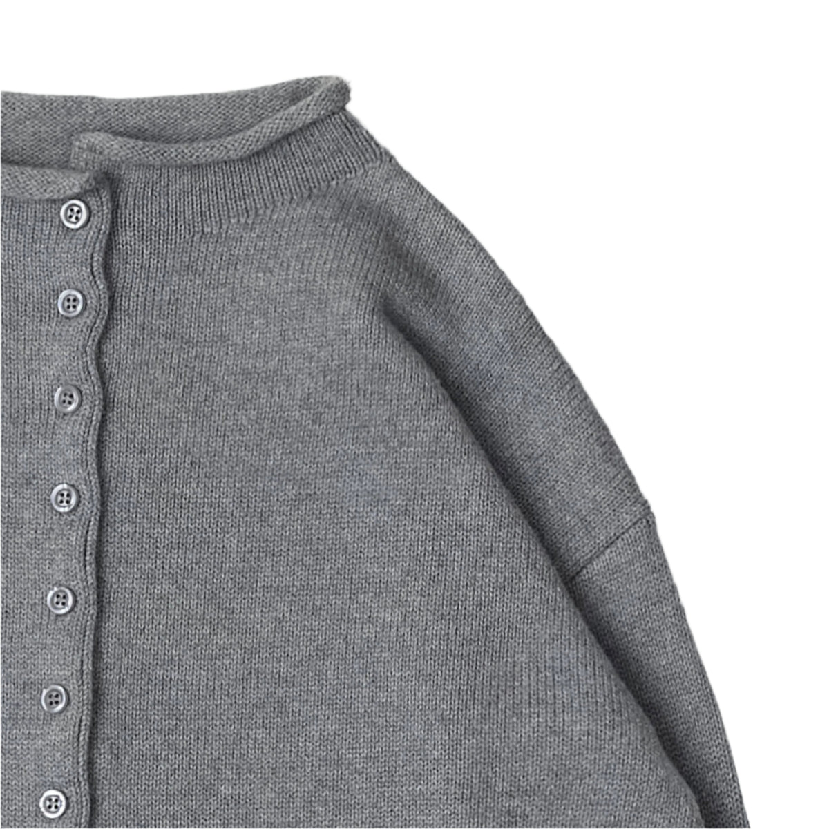 The Marlo Cardigan | Raw Hem Button-Down Cardigan