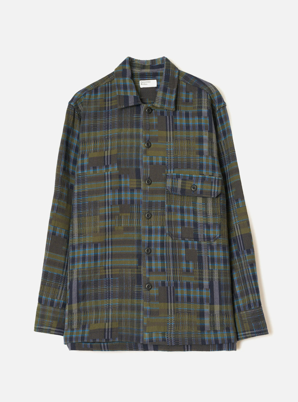 Olive Shadows Check Fatigue Shirt
