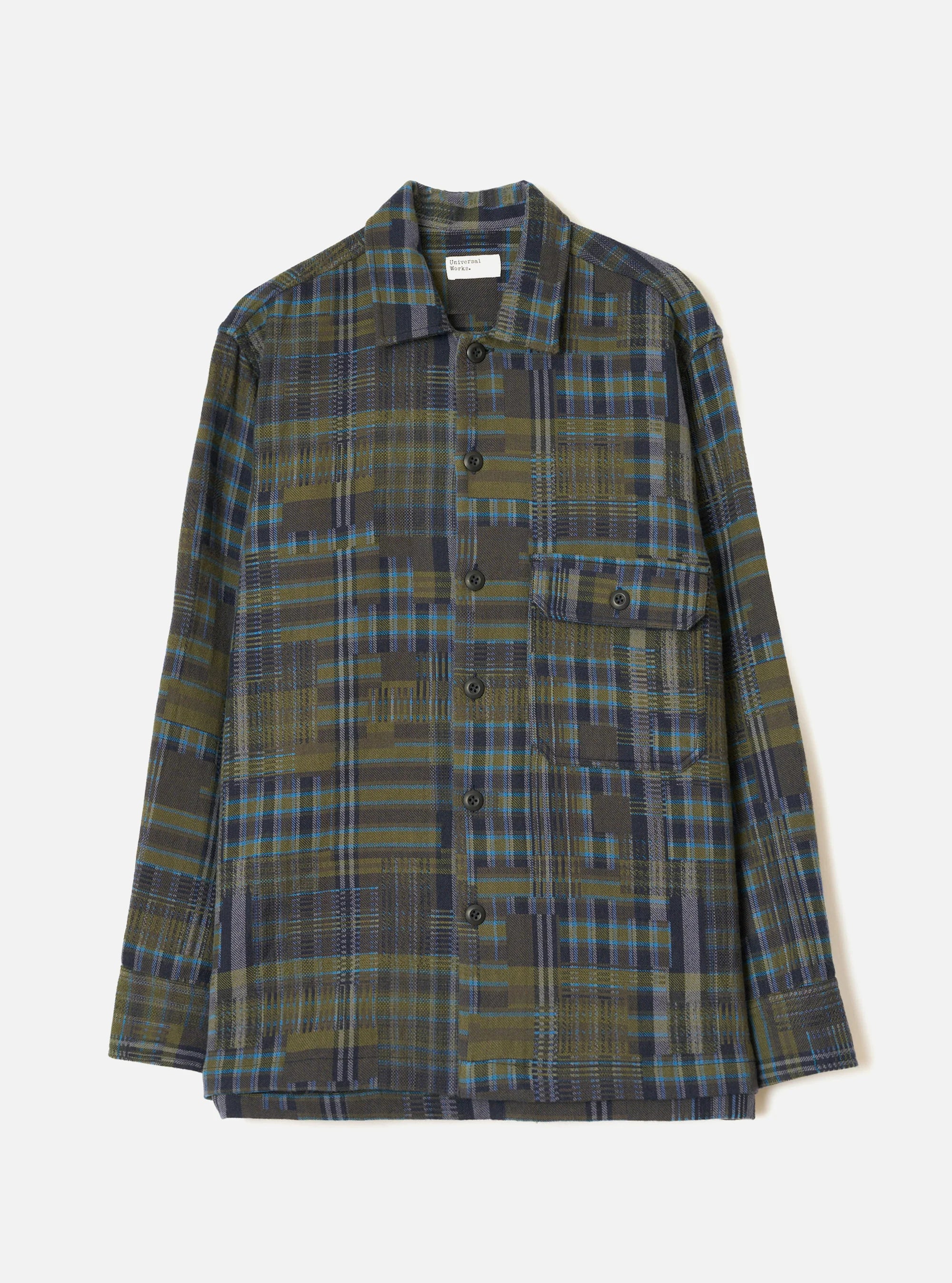 Olive Shadows Check Fatigue Shirt