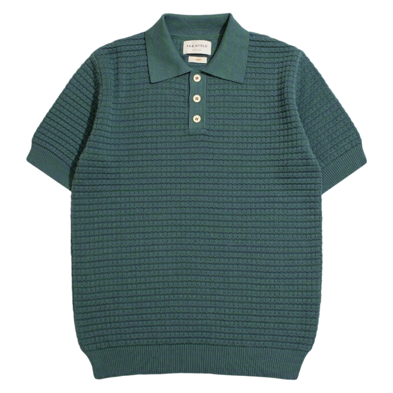 RENARD KNITTED SS POLO - TROPICAL GREEN