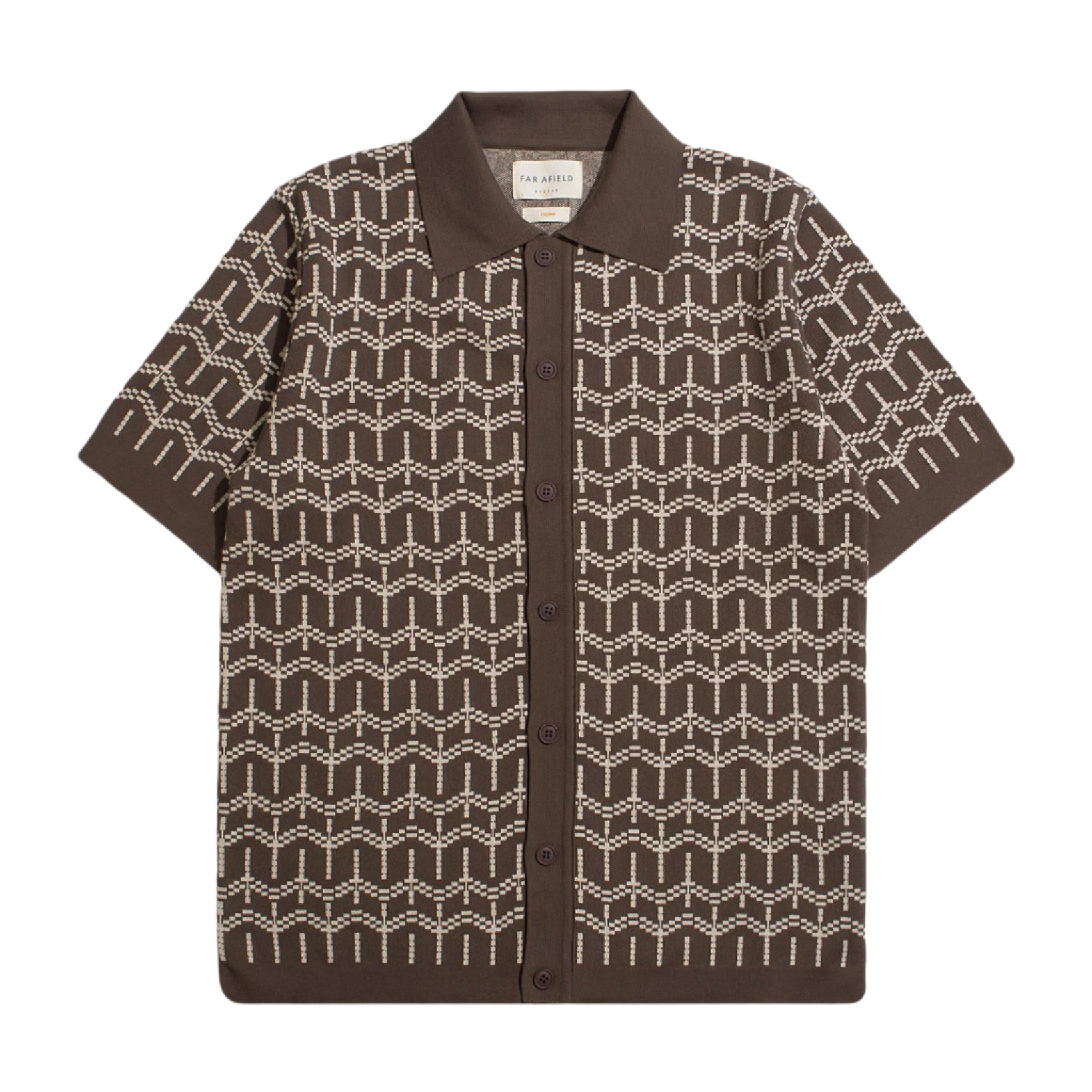 ZIGGER CARDIGAN - PALM TREE DARK BROWN