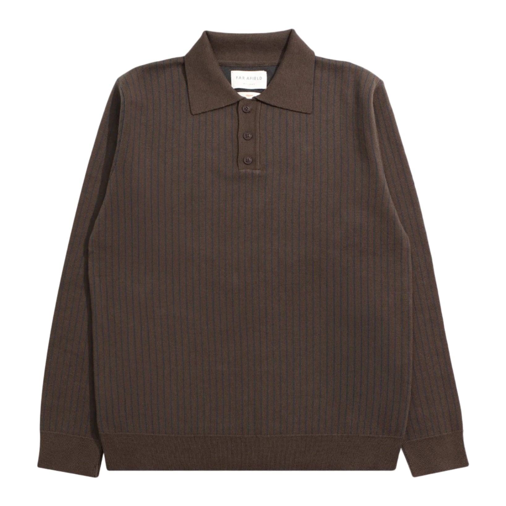 BENNY KNITTED POLO - BROWN