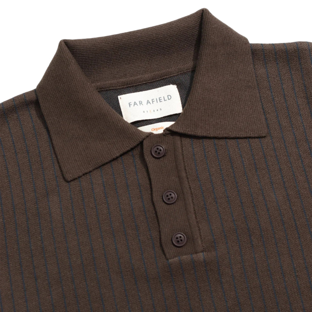 BENNY KNITTED POLO - BROWN