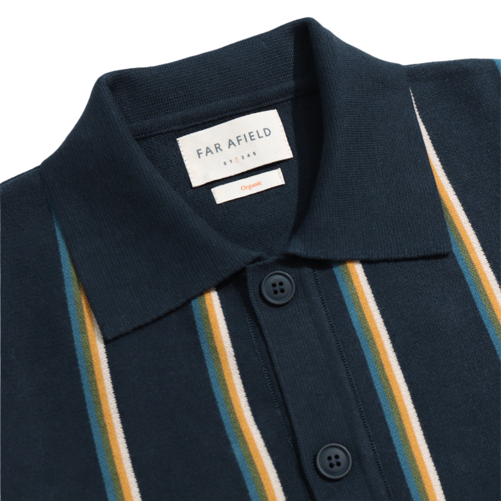 ZIGGER CARDIGAN - KUKI - NAVY STRIPE MULTI