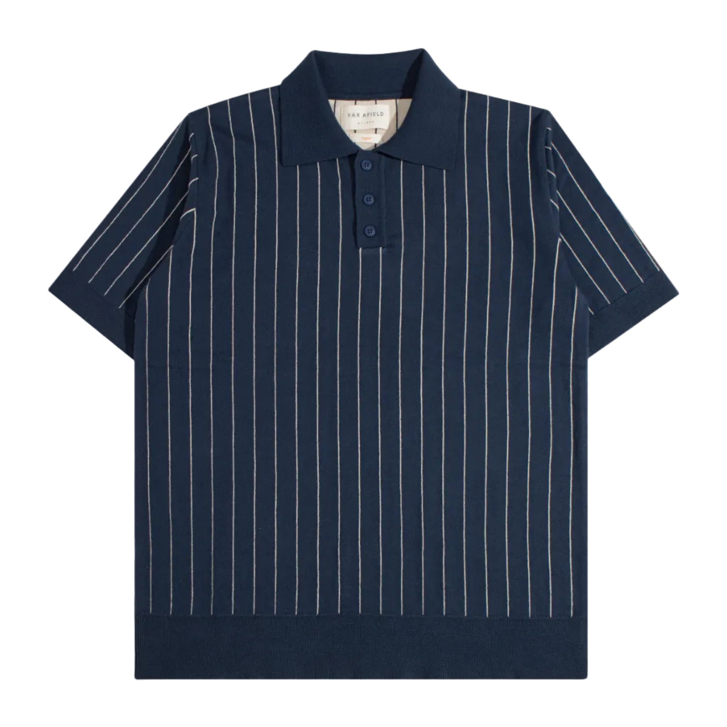 BENNY KNITTED POLO - PINESTRIPE