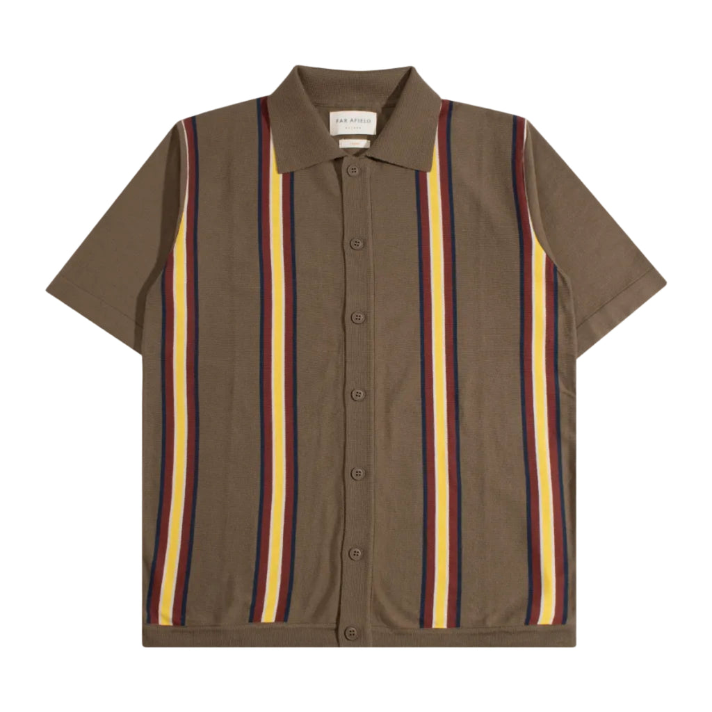 VELZY KNITTED SHIRT - CANPOY STRIPE