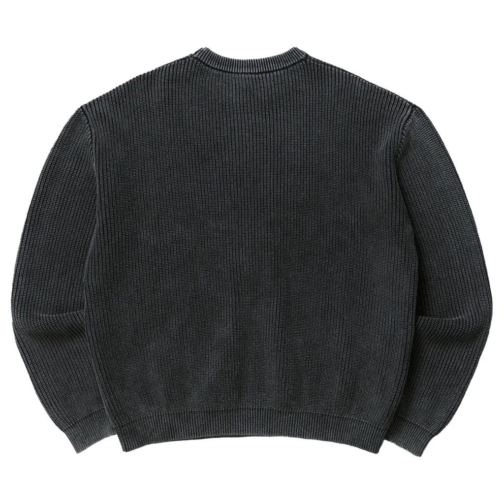 ACID WASH BONES 3D KNIT