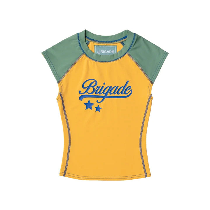 All Star Women’s Baby Tee - Yellow