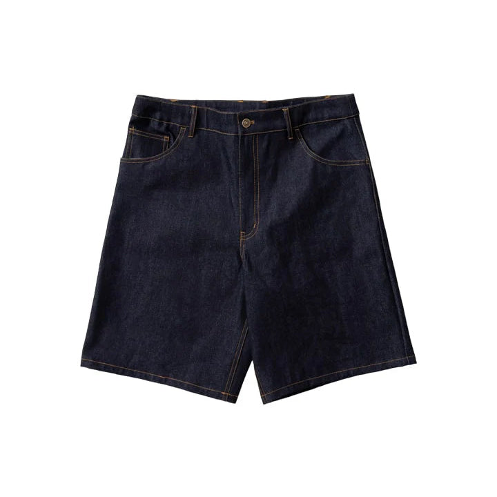 DENIM CARPENTER SHORTS - DARK DENIM