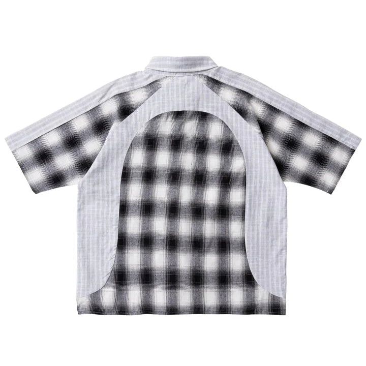 VELODROME SHORT SLEEVE BUTTON DOWN - BLACK