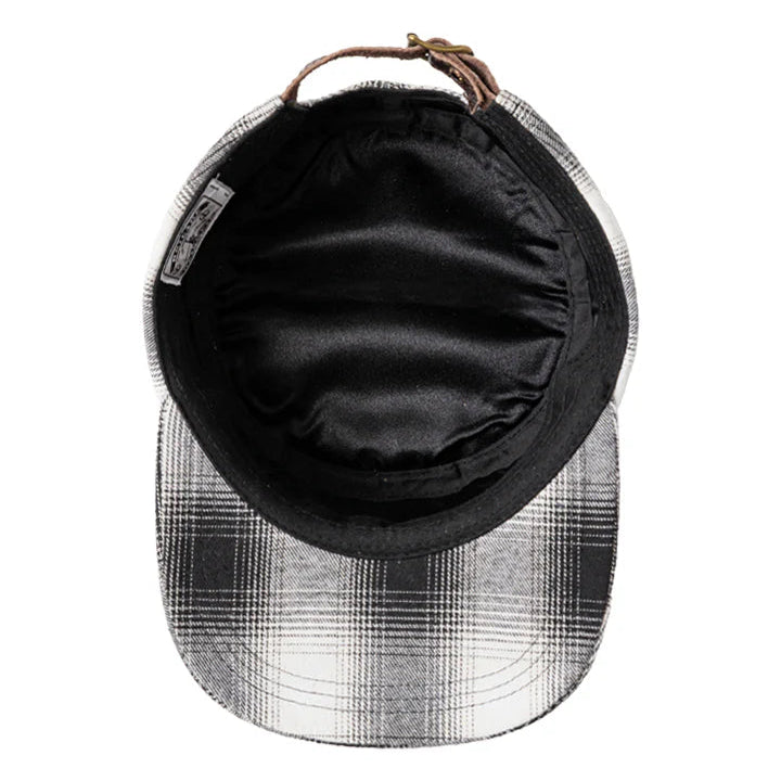 Shadow Plaid Pillbox Hat