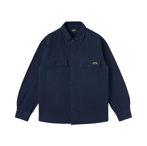 CPO Shirt - Navy Bedford