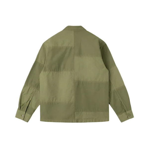 CPO Shirt - Olive Sateen/Ripstop Mix