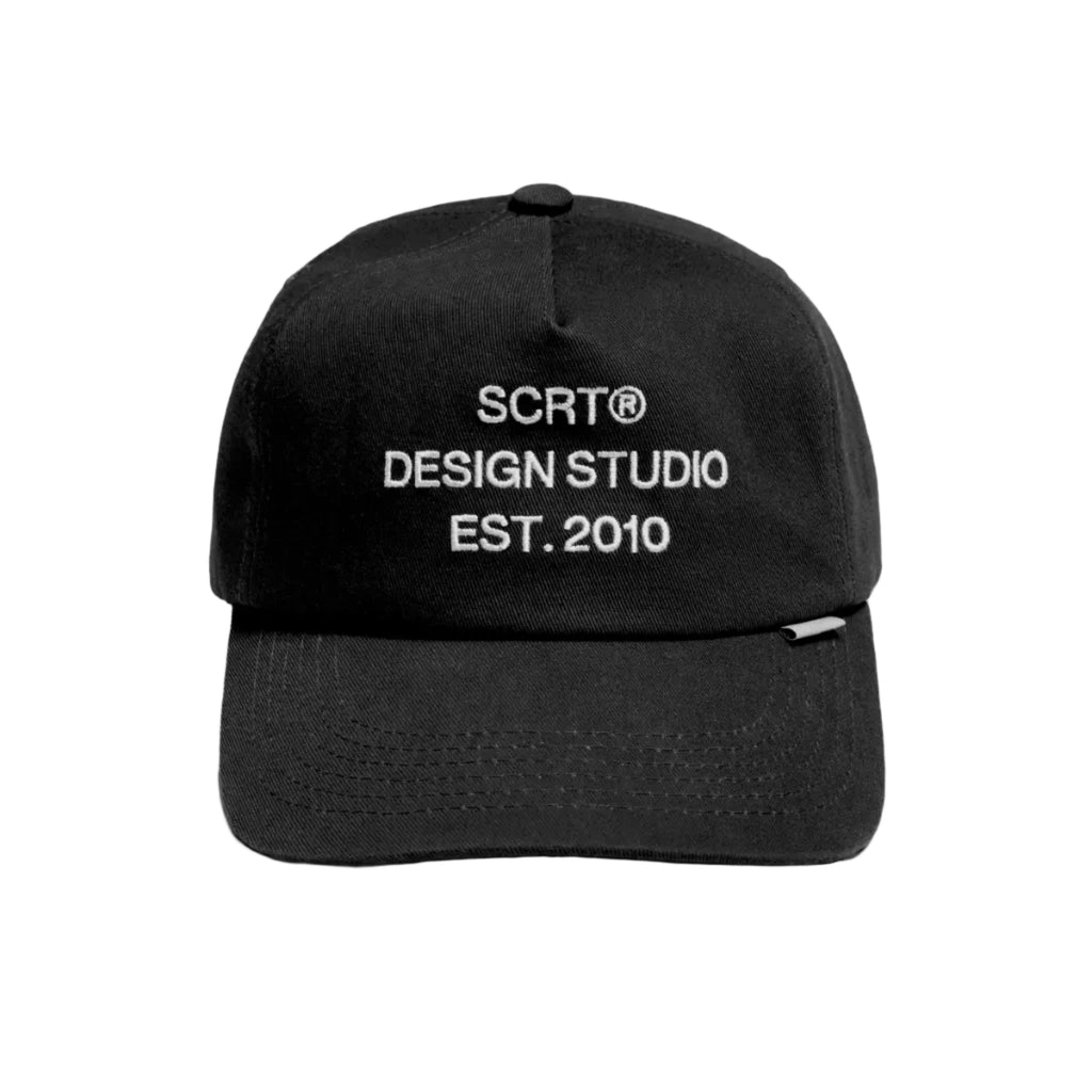 SCRT® Design Studio High Profile Cap - Black SCRT® Design Studio High Profile Cap - Black
