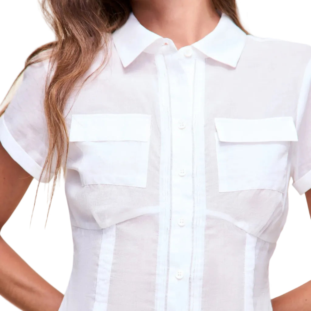 Ell Pocket Top - Ivory
