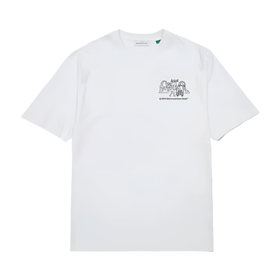 EDMMOND GRAN MOTEL GROUP TEE - WHITE