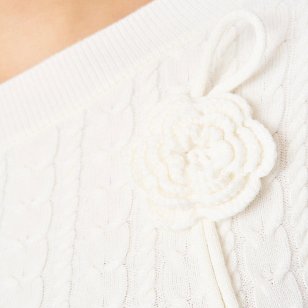 Presley Knit Top - ivory