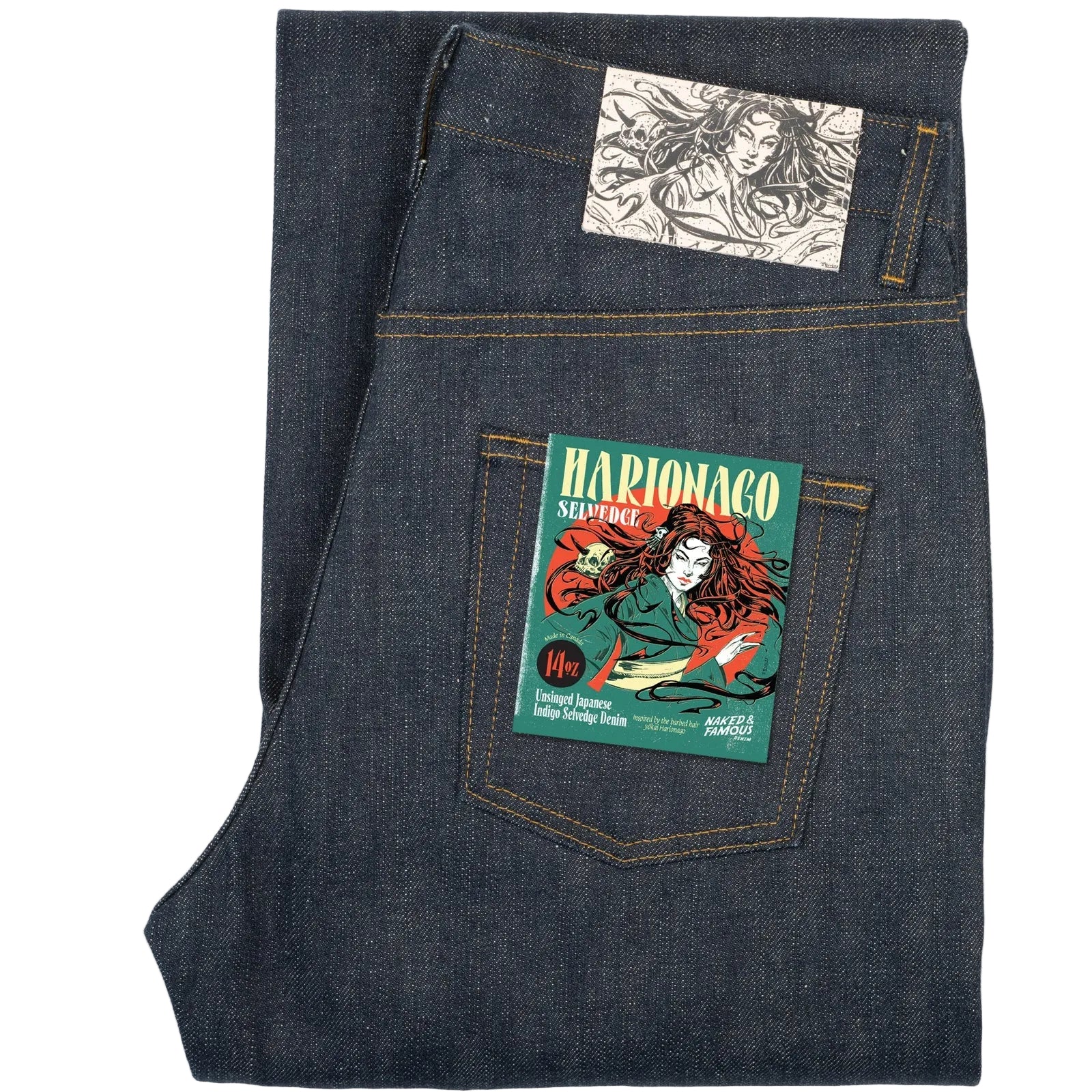 STRONG GUY - HARIONAGO SELVEDGE - INDIGO