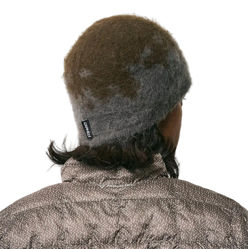 MOHAIR SPLATTER BEANIE / SLATE SPLATTER