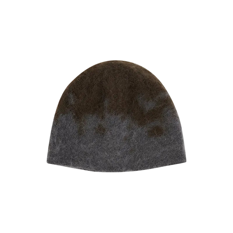 MOHAIR SPLATTER BEANIE / SLATE SPLATTER