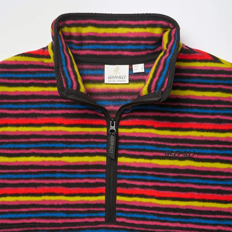 Thermal Fleece Pullover - MULTI-STRIPE