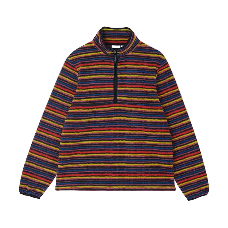 Thermal Fleece Pullover - MULTI-STRIPE