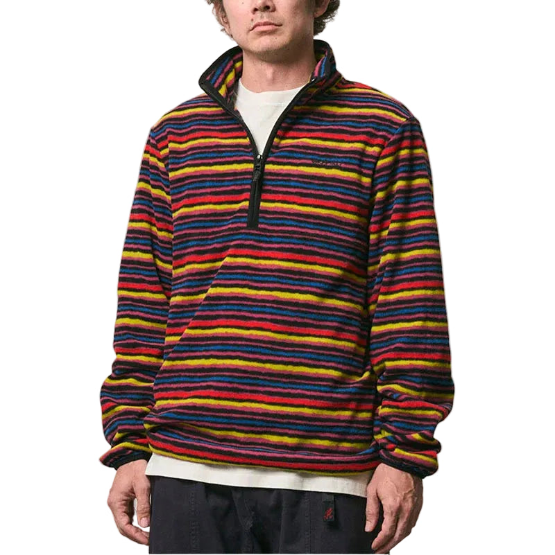 Thermal Fleece Pullover - MULTI-STRIPE