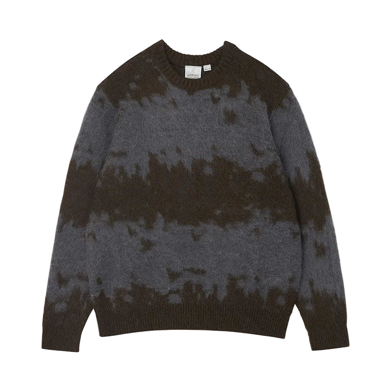 MOHAIR SPLATTER SWEATER / SLATE SPLATTER