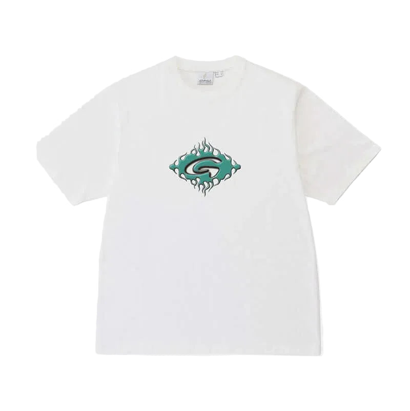 FLAMES TEE / WHITE